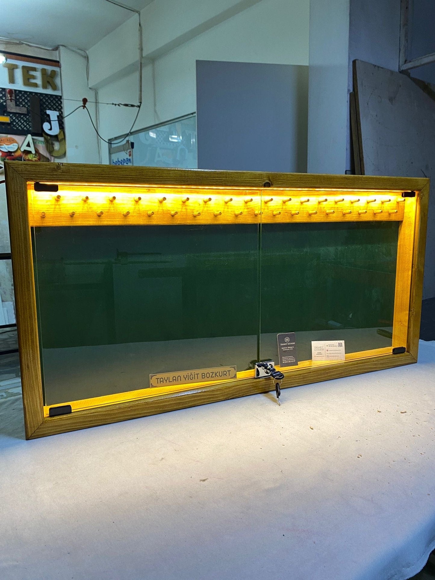 koleksiyonkutu 100x50 cm Tesbih vitrini lüks 100x50 cm Tesbih vitrini lüks