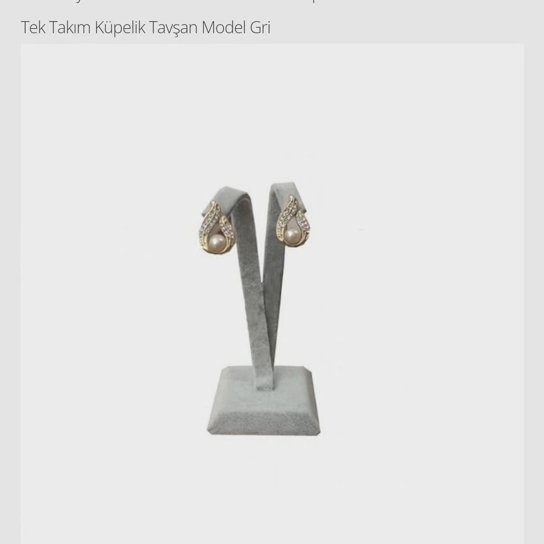 koleksiyonkutu Küpe standı tavşan 🐰 model lüks Küpe standı tavşan 🐰 model lüks