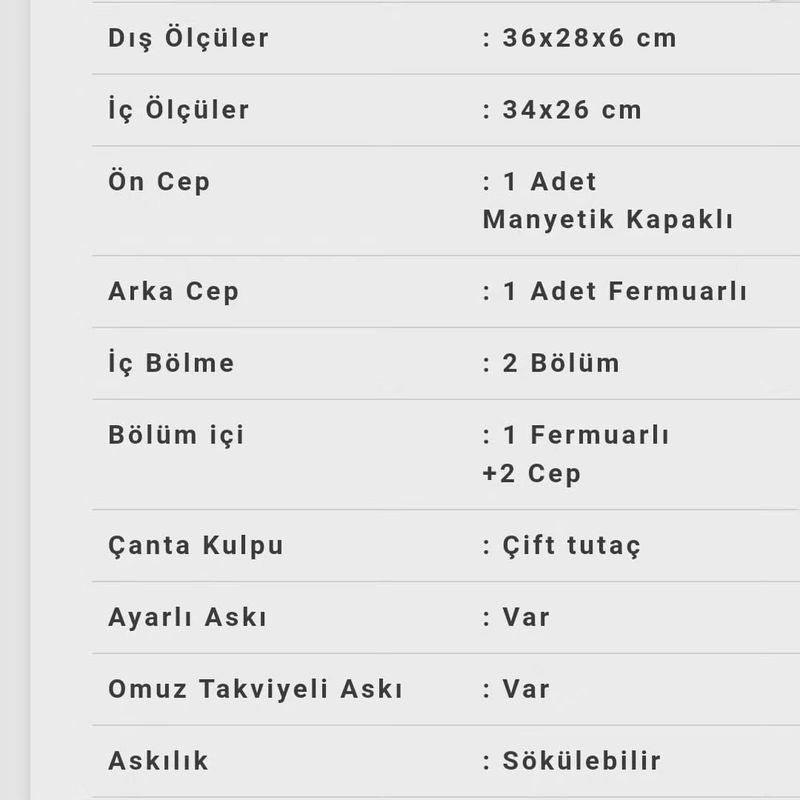 Orijinal Deri Tesbih Çantası | Evrak ve Laptop Bölmeli