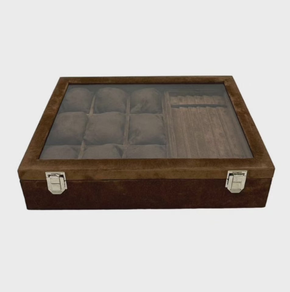 koleksiyonkutu Saat tesbih kutusu karışık takı kutusu Saat tesbih kutusu karışık takı kutusu