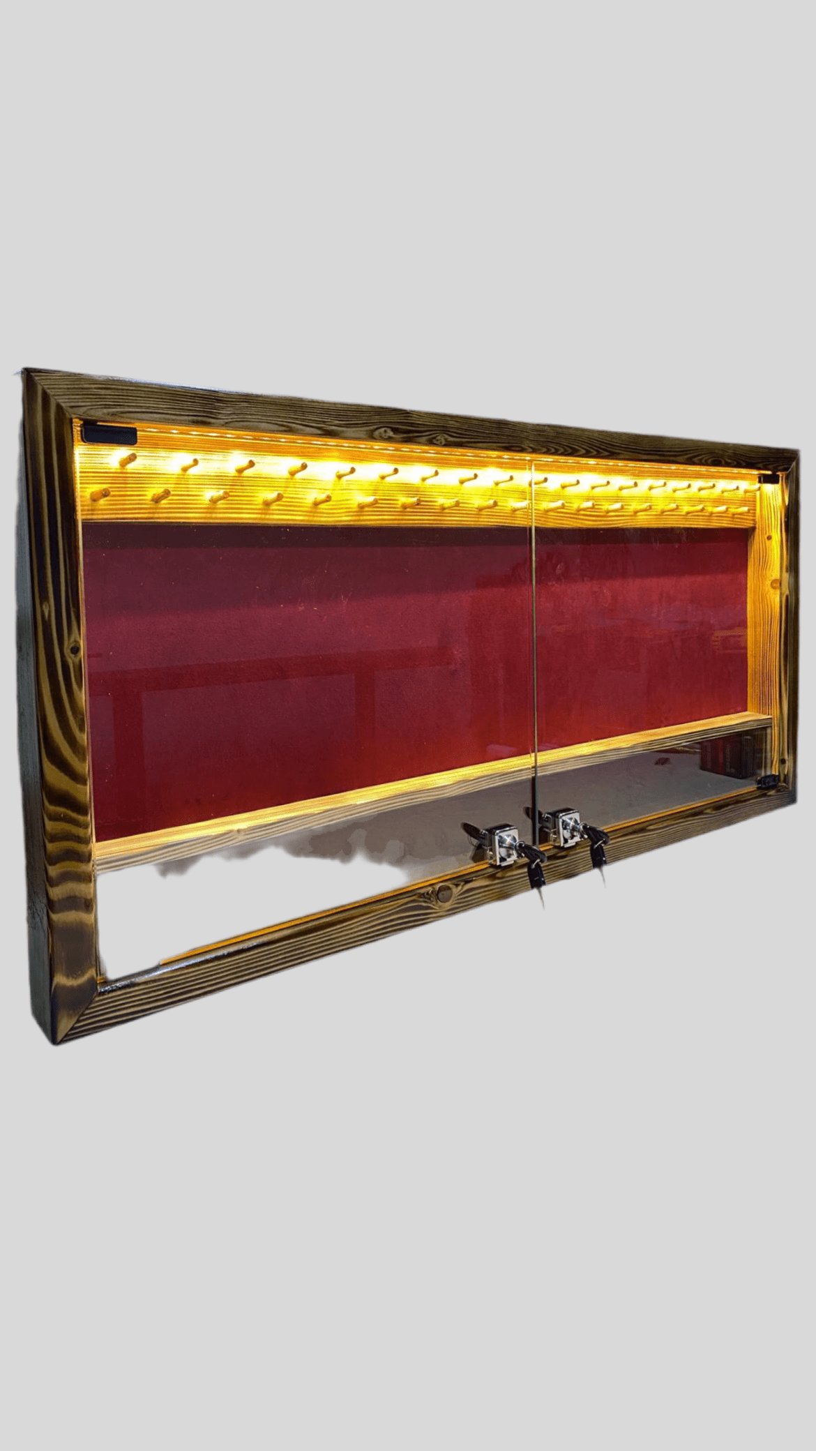 koleksiyonkutu 100x50 cm Raflı Tespih Dolabı 100x50 cm Raflı Tespih Dolabı