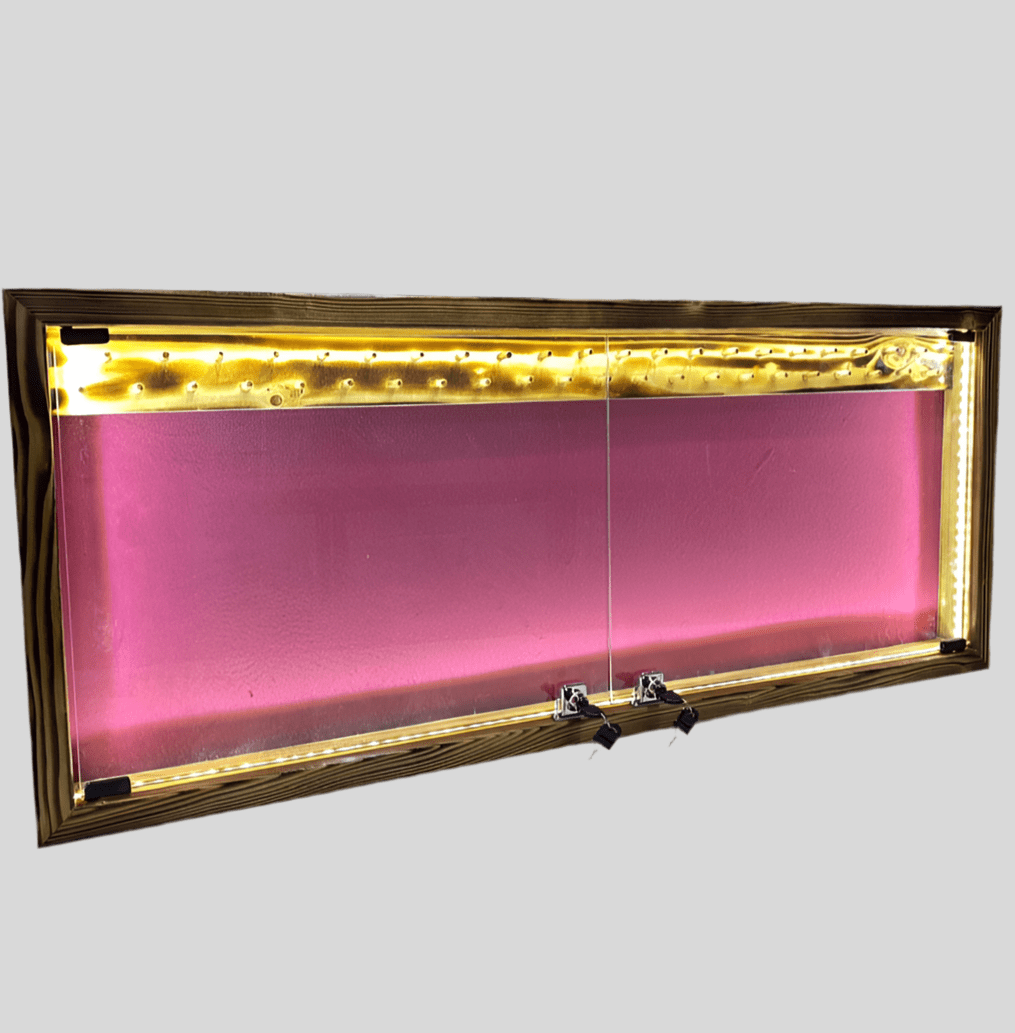 koleksiyonkutu 20x50 cm Tespih Vitrini – 84’lü Kapasiteli, Doğal Ahşap 20x50 cm Tespih Vitrini – 84’lü Kapasiteli, Doğal Ahşap