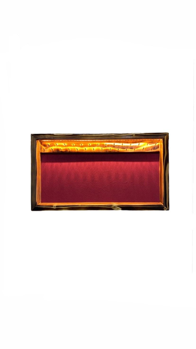 koleksiyonkutu Ledli camsız tesbih vitrini Ledli camsız tesbih vitrini