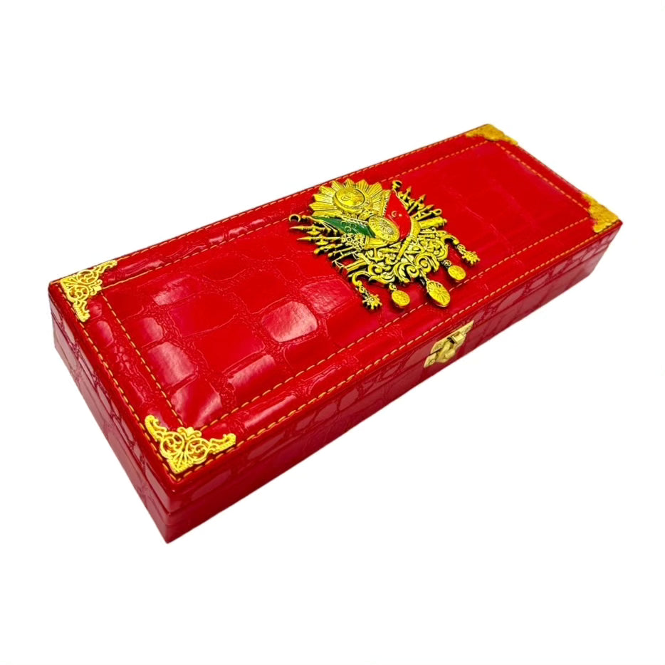 Single rosary box vip patent leather