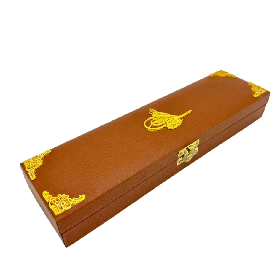 Single rosary box vip tan