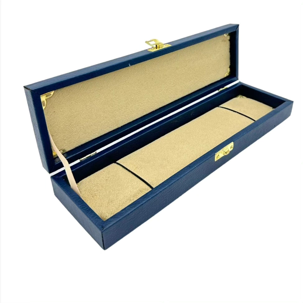 Single rosary box vip dark blue