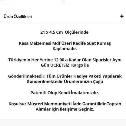 Yüzük standı tablası vip