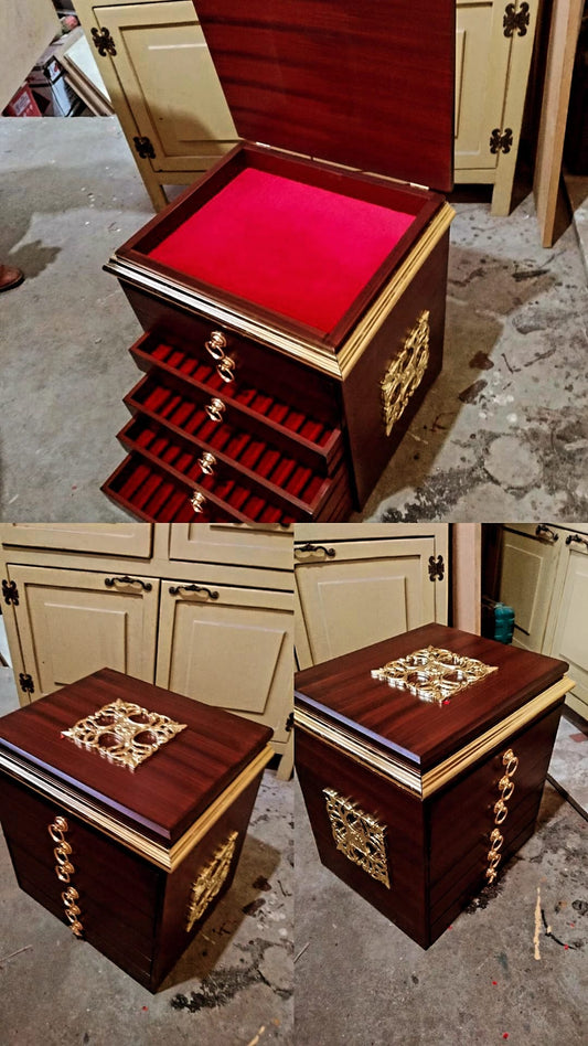 VIP rosary cabinet