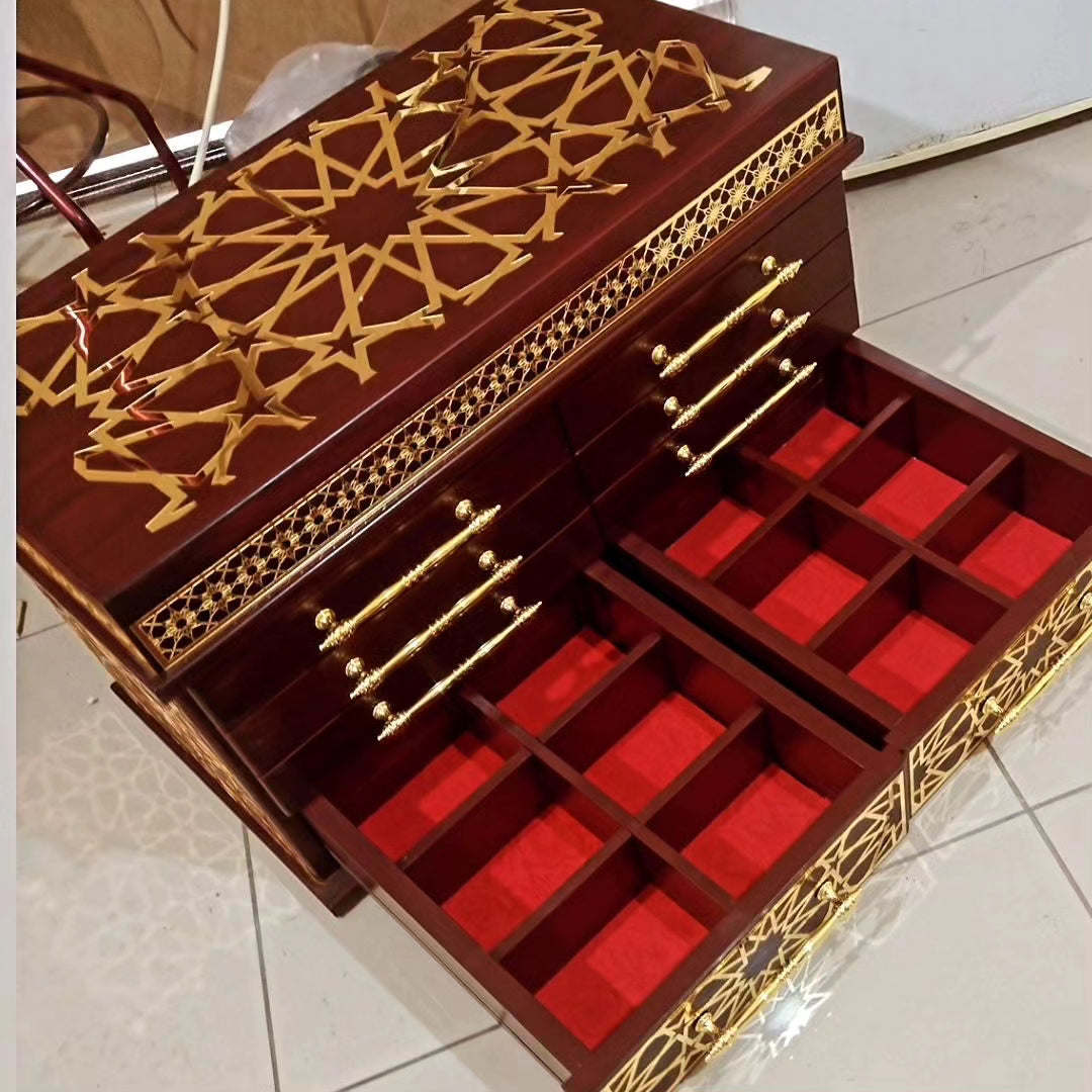 Special luxury rosary & clock & mixed jewelry cabinet