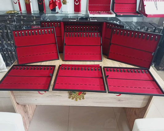 Koleksiyonkutu Lüks Şifreli Ahşap Tesbih Kutusu | Koleksiyonluk Tasarım