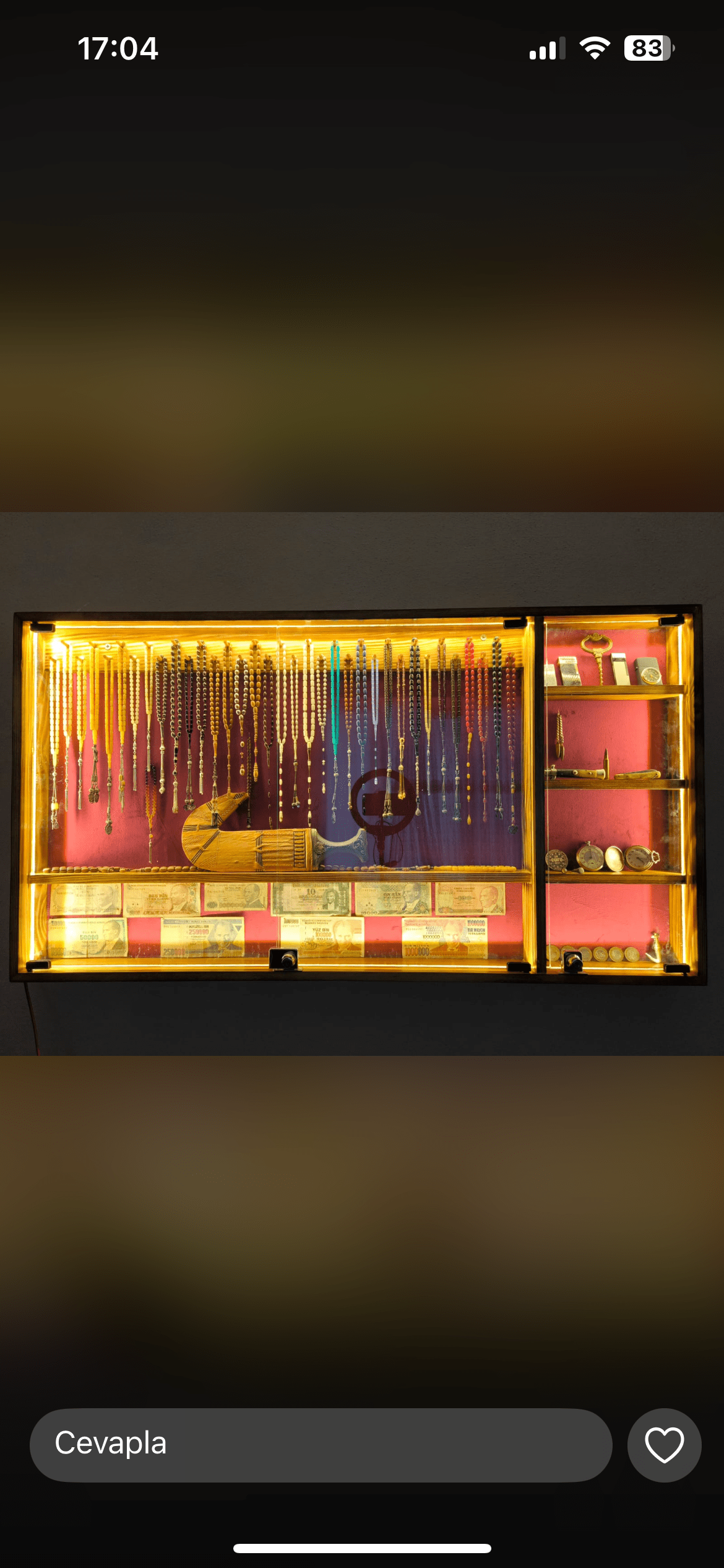 Koleksiyonkutu 120x65 tesbih & karışık koleksiyon dolabı vitrini 120x65 tesbih & karışık koleksiyon dolabı vitrini