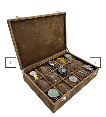 Koleksiyonkutu 15 Li kadife saat kutusu 15 Li kadife saat kutusu