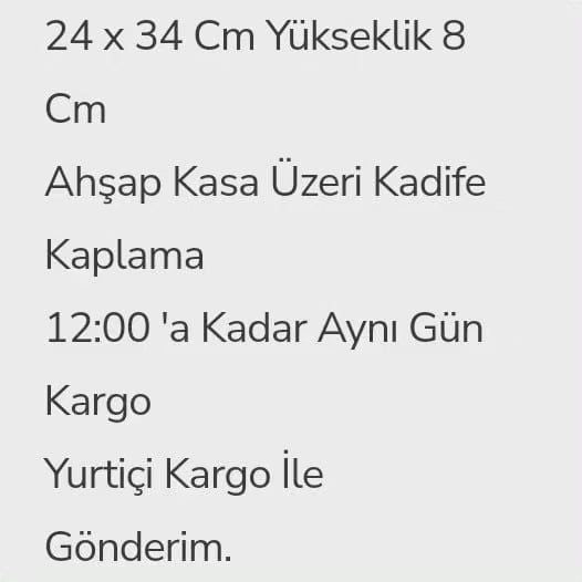 Lüks Kadife Kaplı 15'li Tesbih Kutusu ve Saat Saklama Sandığı