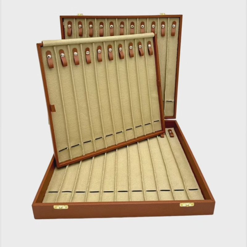 Lüks El Yapımı Ahşap Tesbih Kutusu | 32 Bölmeli VIP Koleksiyon