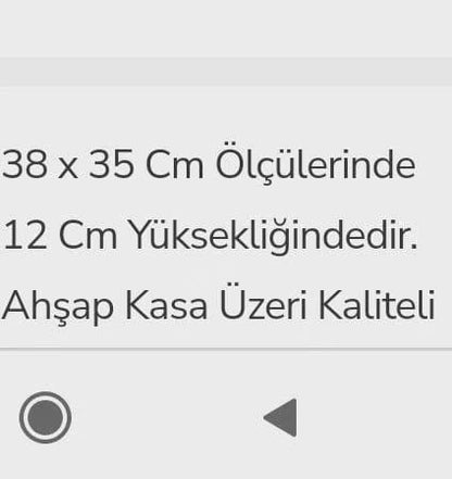 index Koleksiyonkutu Eksiksiz 61'li Osmanlı Motifli Suni Deri Tesbih Çantası