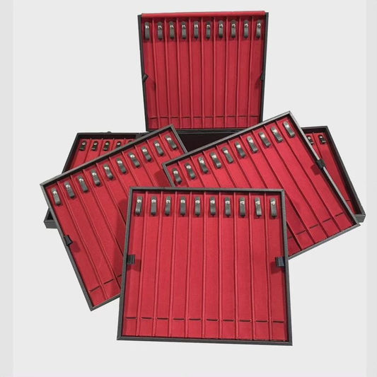 Lüks Model 61 Bölmeli Tesbih Çantası | Koleksiyon Tutkunlarına