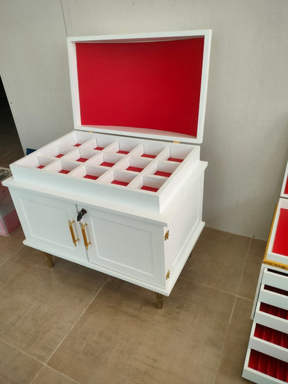 koleksiyonkutu 75 Bölmeli MDF Saat ve Tespih Dolabı 75 Bölmeli MDF Saat ve Tespih Dolabı