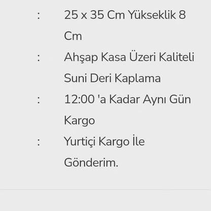 VIP Ahşap Gözlük Kutusu 8'li