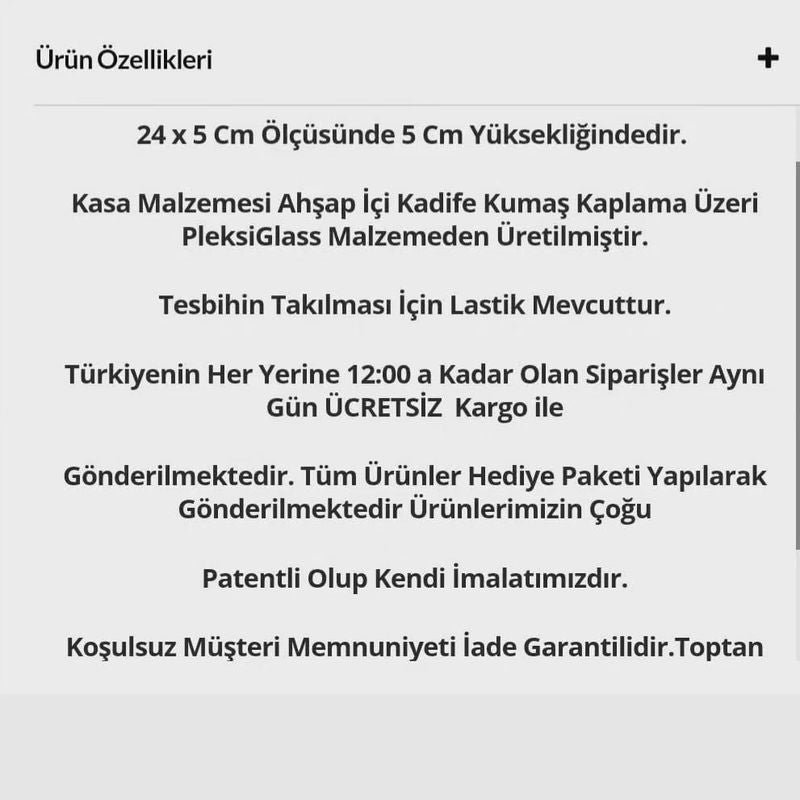 Camlı Ahşap Tesbih Kutusu | Özel Tasarım index Koleksiyonkutu.com