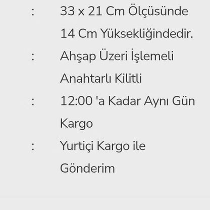 Ceviz Özel Seri Tesbih ve Takı Kutusu | Silah Karışık Tasarım