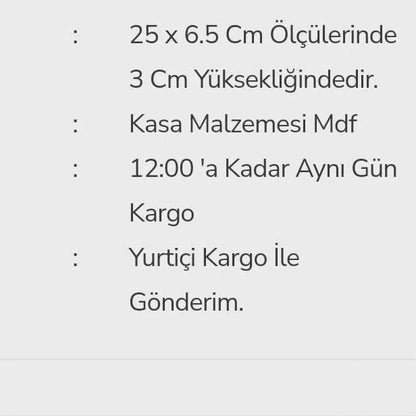 Tekli Tesbih Kutusu | 5 Adet Kapasiteli Koleksiyon Kutu