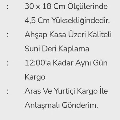 Tekli VIP Tesbih Kutusu | Koleksiyonluk Ahşap Kutu Modeli