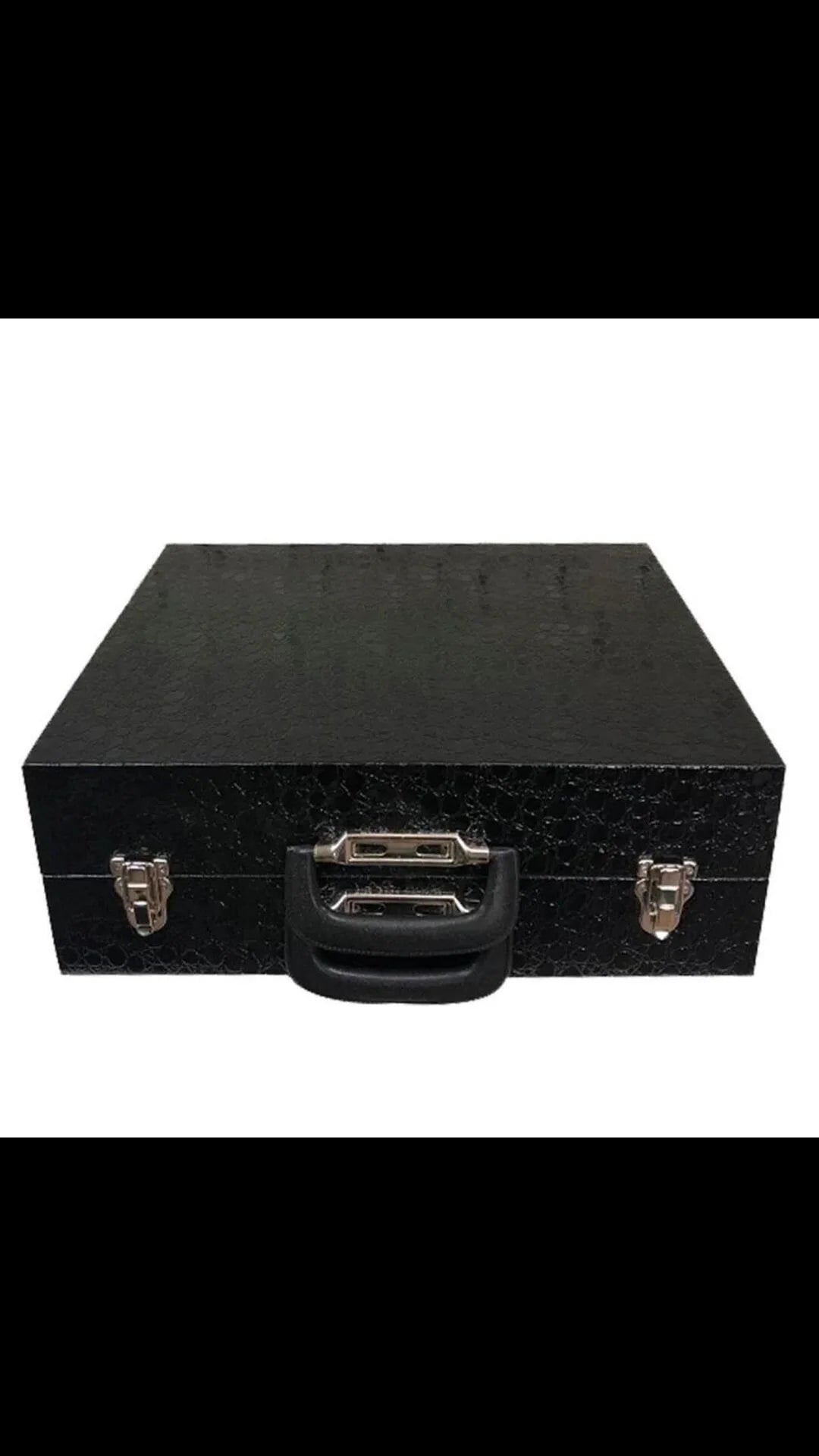 40's Watch Case Patent Leather Black